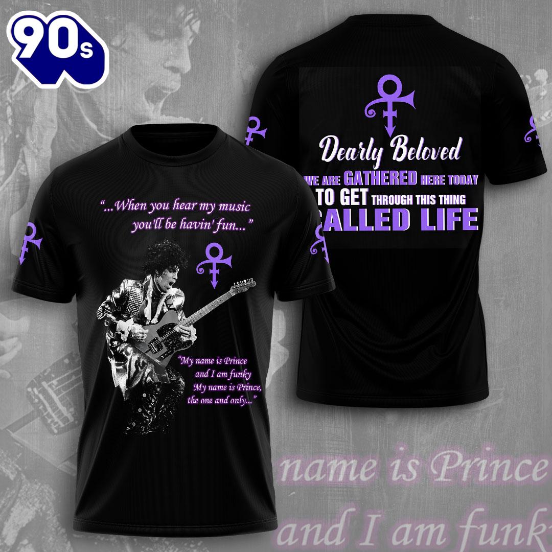 Prince 3D Apparel Gift For Fans Rock Music 3D Shirt Prince 3D Apparel Gift For Fans Rock Music 3D Shirt