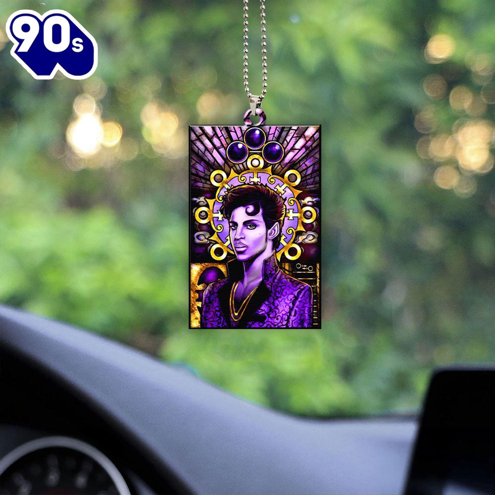 Prince Custom Shape 1-sided Acrylic Car Ornament Gift For Xmas Christmas Day Prince Custom Shape 1-sided Acrylic Car Ornament Gift For Xmas Christmas Day