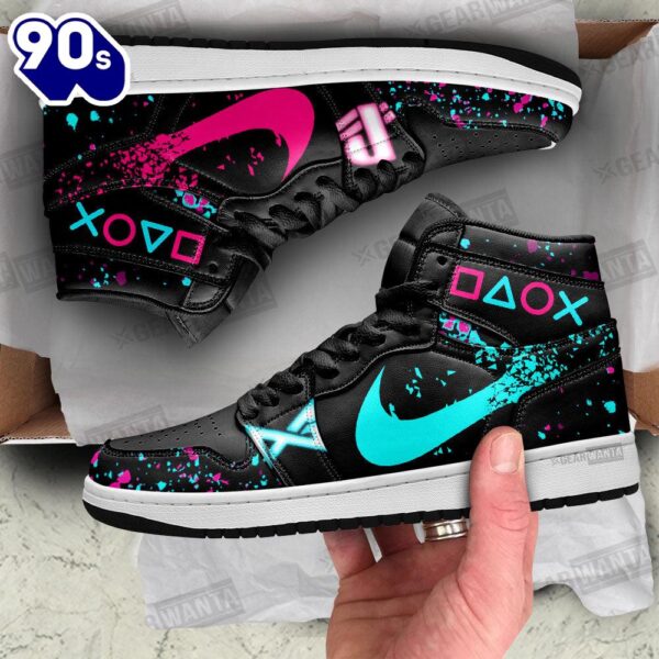 PS4 DualShock 4 Game Controler Shoes Custom Gifts Idea For Fans