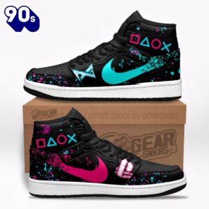 PS4 DualShock 4 Game Controler Shoes Custom Gifts Idea For Fans