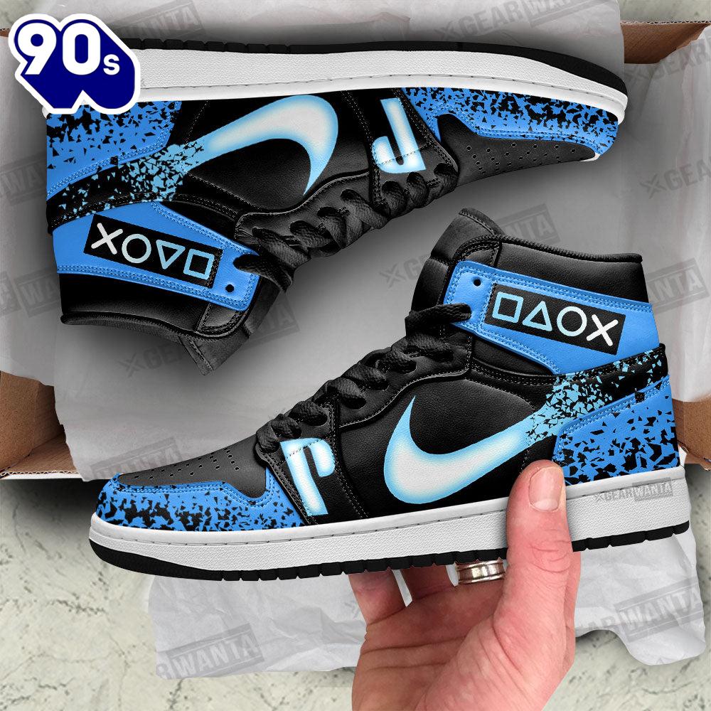 PS4 Nacro Game Controler Shoes Custom Gifts Idea For Fans PS4 Nacro Game Controler Shoes Custom Gifts Idea For Fans