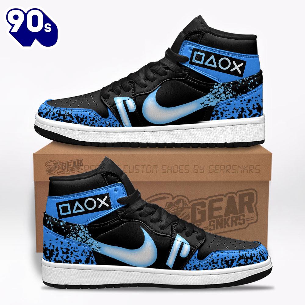 PS4 Nacro Game Controler Shoes Custom Gifts Idea For Fans PS4 Nacro Game Controler Shoes Custom Gifts Idea For Fans