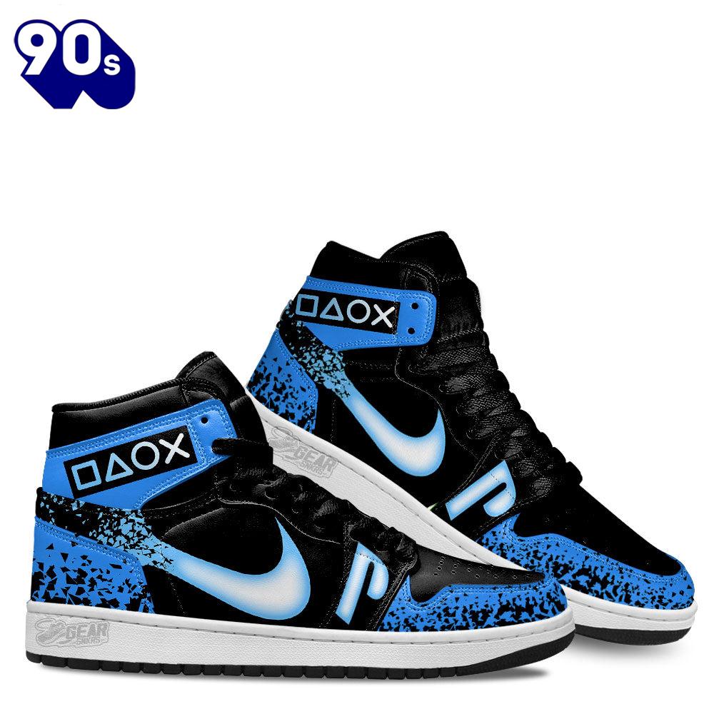 PS4 Nacro Game Controler Shoes Custom Gifts Idea For Fans PS4 Nacro Game Controler Shoes Custom Gifts Idea For Fans