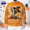Pug Dog In Spooky Autumn Halloween 3D Shirt  For Man And Women