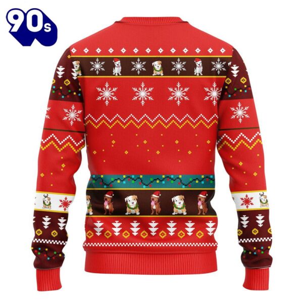 Pull Dog Cute Noel Mc Ugly Christmas Red