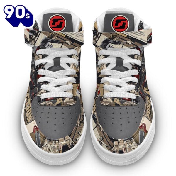 Pulp Fiction High Top Air Force Shoes Custom Sneakers