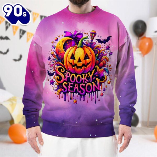 Pumpkin’s Spooky Season Halloween 3D Shirt  For Man And Women