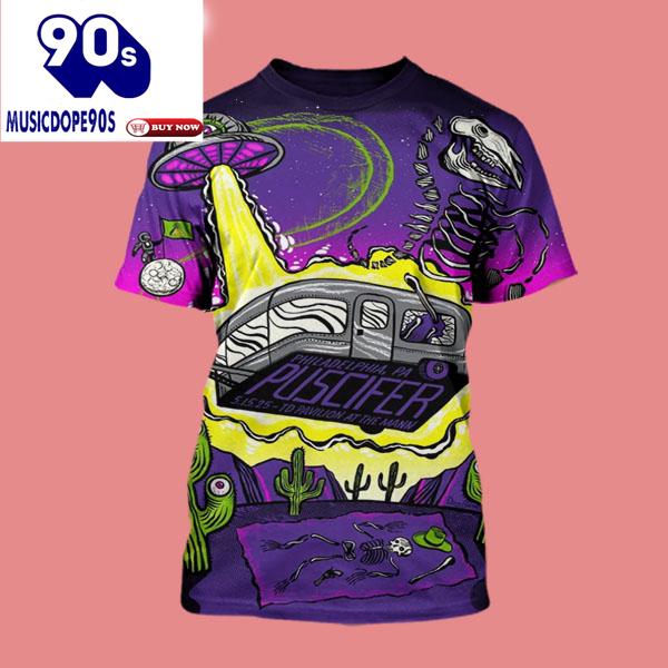Puscifer Band Event At TD Pavilion At The Mann In Philadelphia PA On May 15 2025 Shirt Puscifer Band Event At TD Pavilion At The Mann In Philadelphia PA On May 15 2025 Shirt