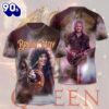 Queen Band x Brian May 3D Apparel Gift For Fans Rock Music 3D Shirt