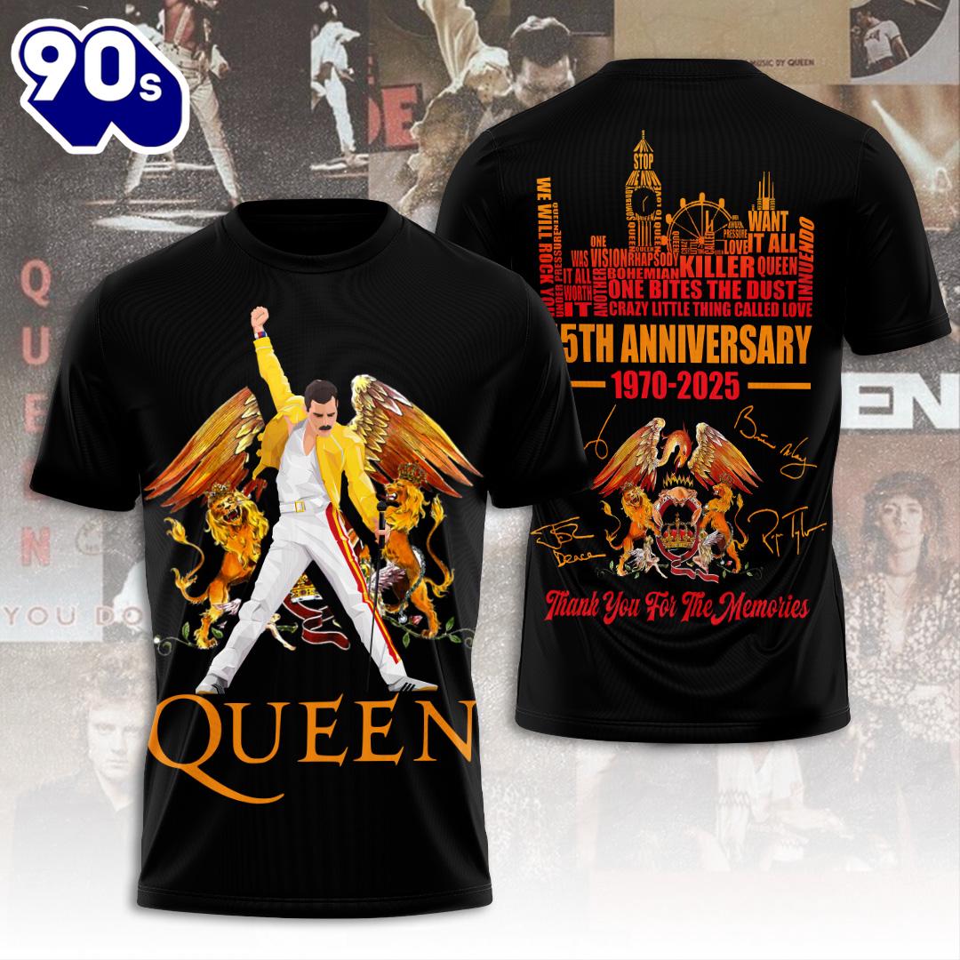Queen Band x Freddie Mercury 3D Apparel Gift For Fans Rock Music 3D Shirt Queen Band x Freddie Mercury 3D Apparel Gift For Fans Rock Music 3D Shirt