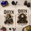 Queen Royal Fright Night Gothic Rock 3D Shirt, Viral 3D Music Tee