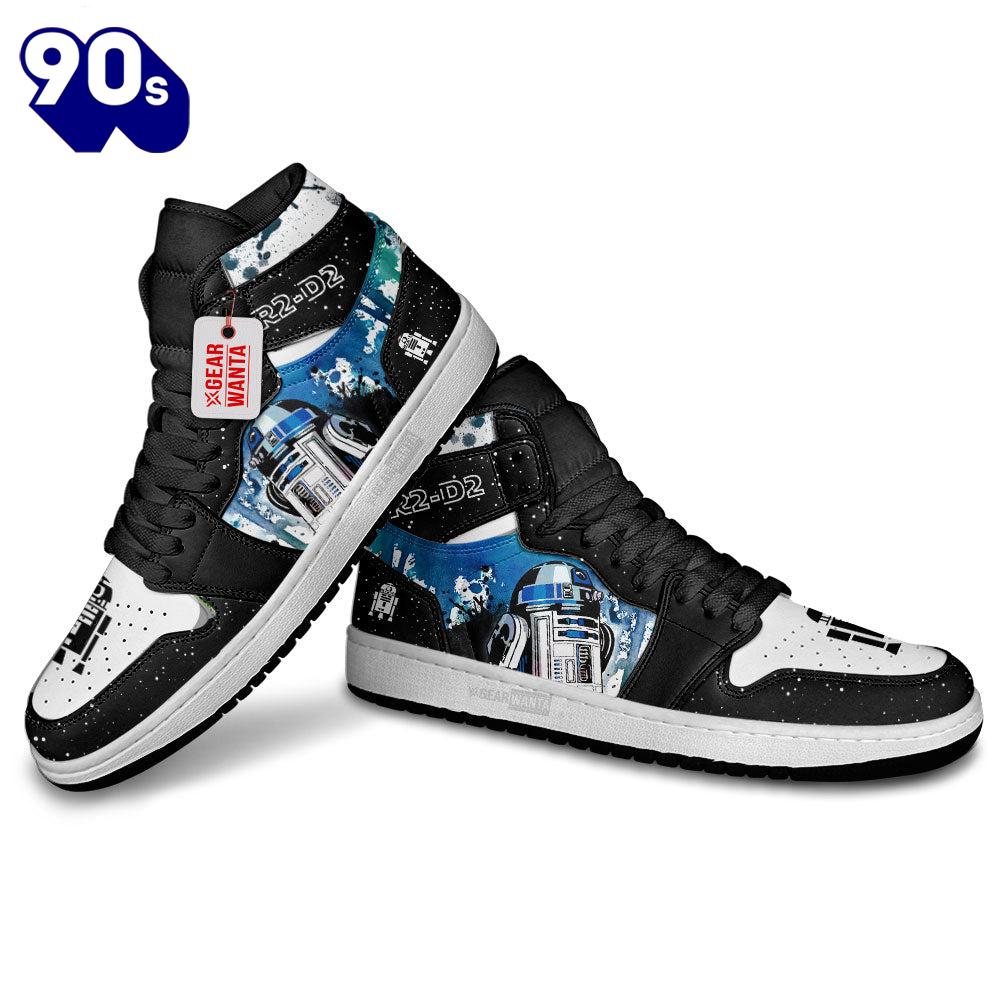 R2-D2 Star Wars J1 Shoes Custom Sneakers R2-D2 Star Wars J1 Shoes Custom Sneakers