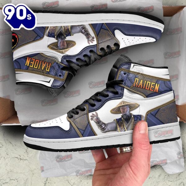 Raiden Mortal Kombat Shoes Custom For Fans V1