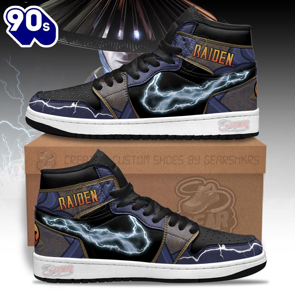 Raiden Mortal Kombat Shoes Custom For Fans Raiden Mortal Kombat Shoes Custom For Fans