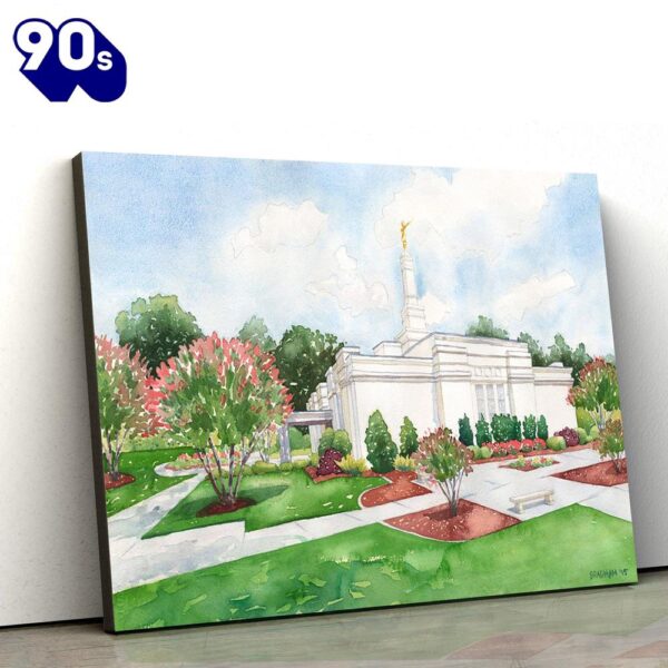 Raleigh Temple Canvas Wall Art Jesus Christ Picture Canvas Christian Wall Art  Gift Christmas