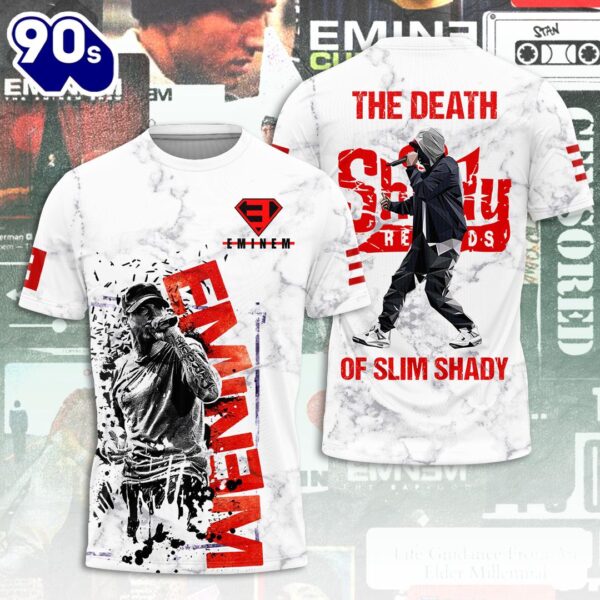 Rapper Eminem Slim Shady Custom  All Over Print Rapper Shirt For Fans