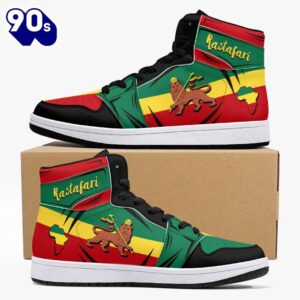 Rastafari Lion Of Judah JD1 Sneakers Custom Country