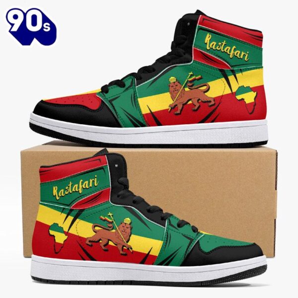 Rastafari Lion Of Judah JD1 Sneakers Custom Country