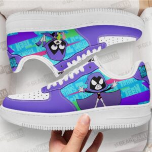 Raven Air Sneakers Custom Teen Titan Go Cartoon Shoes