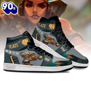 Raze Valorant Agent Shoes Custom For Gamer