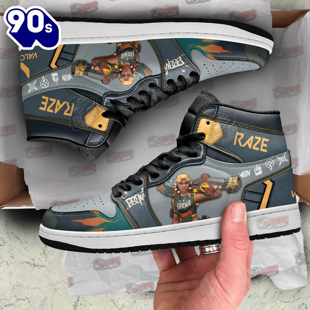 Raze Valorant Agent Shoes Custom For Gamer Raze Valorant Agent Shoes Custom For Gamer