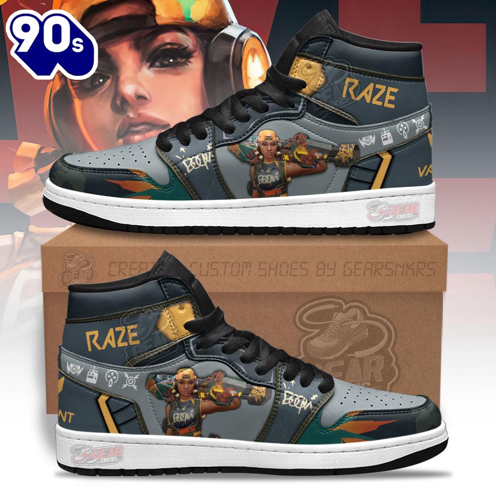 Raze Valorant Agent Shoes Custom For Gamer Raze Valorant Agent Shoes Custom For Gamer