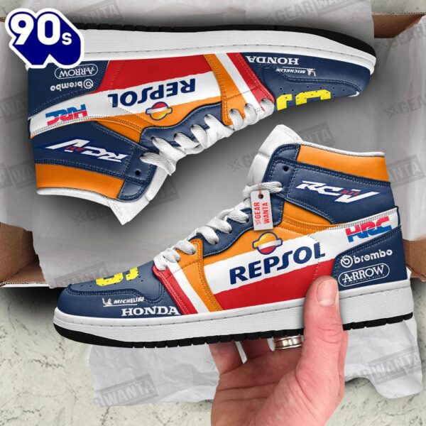 RC211V Moto Custom J1 Shoes Custom Sneakers For Fans
