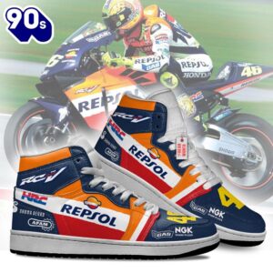 RC211V Moto Custom J1 Shoes Custom Sneakers For Fans