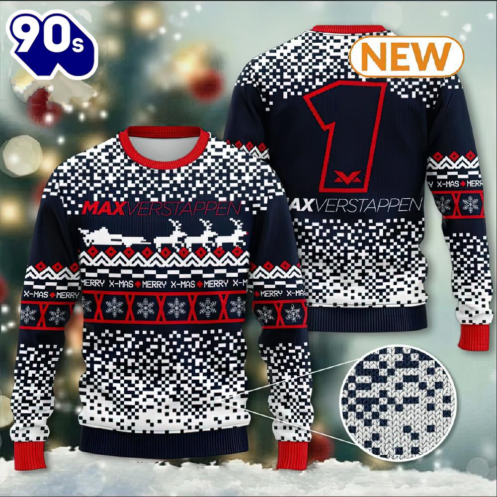 Red Bull Racing F1 Ugly Sweater, Christmas Gifts Red Bull Racing F1 Ugly Sweater, Christmas Gifts