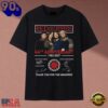 Red Hot Chili Peppers 44th Anniversary 1983 2027 Signatures Vintage T Shirt, Trending Music 2D Tee