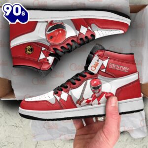 Red Ranger J1 Sneakers Custom Movies Shoes