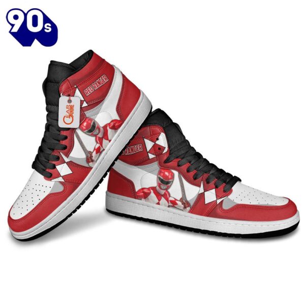 Red Ranger J1 Sneakers Custom Movies Shoes
