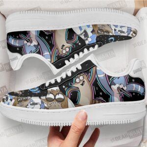 Regular Show Mordecai and Rigby Air Sneakers Custom Shoes