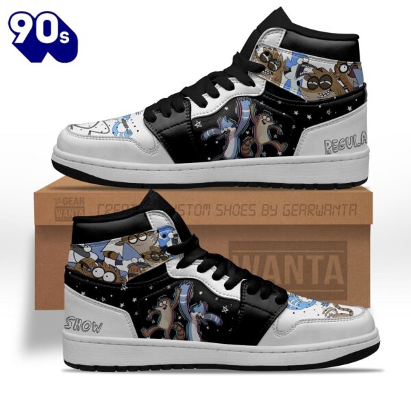 Regular Show Mordecai and Rigby Shoes Custom