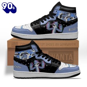 Regular Show Mordecai Shoes Custom Sneakers For Cartoon Fans