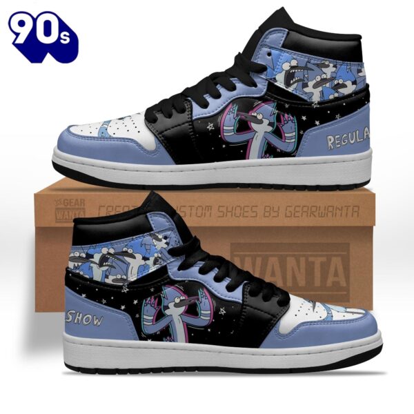 Regular Show Mordecai Shoes Custom Sneakers For Cartoon Fans
