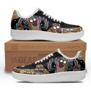 Regular Show Rigby Air Sneakers Custom Shoes