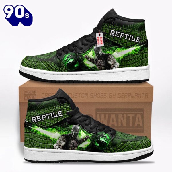 Reptile Mortal Kombat J1 Shoes Custom Sneakers For Fans