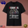 Resident Evil 30th Anniversary 1996 2026 Characters Thank You For The Memories T Shirt, Trending Music 2D Tee