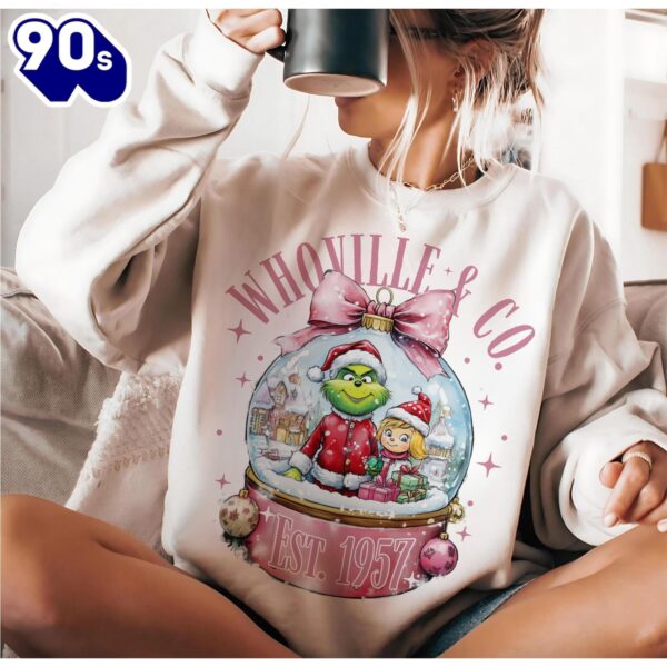 Retro Grinch Est. 1957christmas Shirt