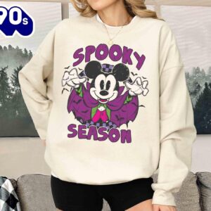 Retro Mickey Dracula Halloween Shirt…