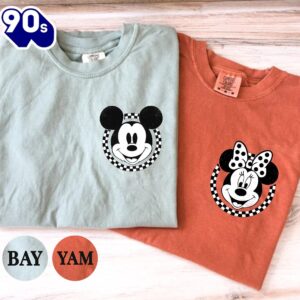 Retro Vintage Mickey Minnie Head…
