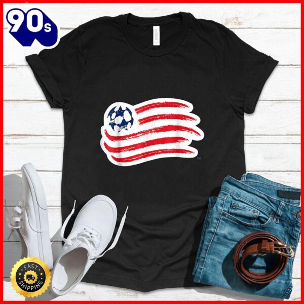 Halloween 2025  Revolution-New England T-Shirt Vintage England Flag T-Shirt