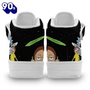 Rick and Morty Custom High Top Air Force Shoes For Fans