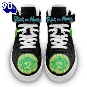 Rick and Morty Custom High Top Air Force Shoes For Fans