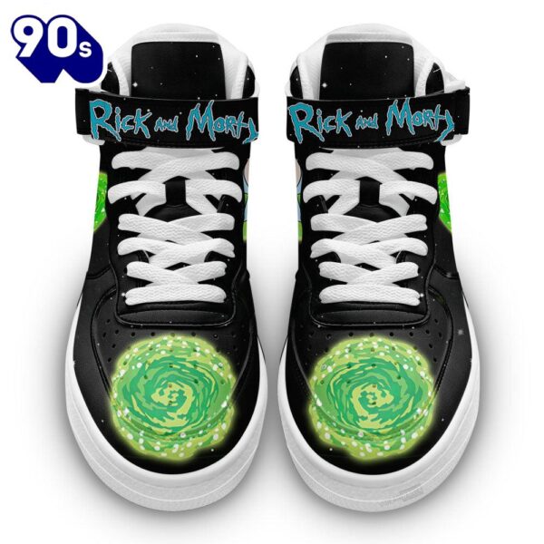Rick and Morty Custom High Top Air Force Shoes For Fans