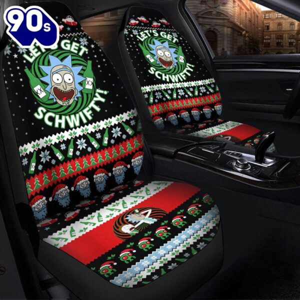 Rick Morty Christmas Premium Custom Car Seat Covers Decor Protectors Gift Xmas