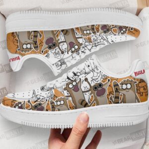 Rigby Regular Show Air Sneakers Custom Cartoon Shoes