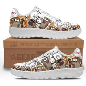 Rigby Regular Show Air Sneakers Custom Cartoon Shoes
