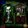 Rob Zombie and Alice Cooper Freaks on Parade 2023 Tour 3D Shirt, Viral 3D Music Tee